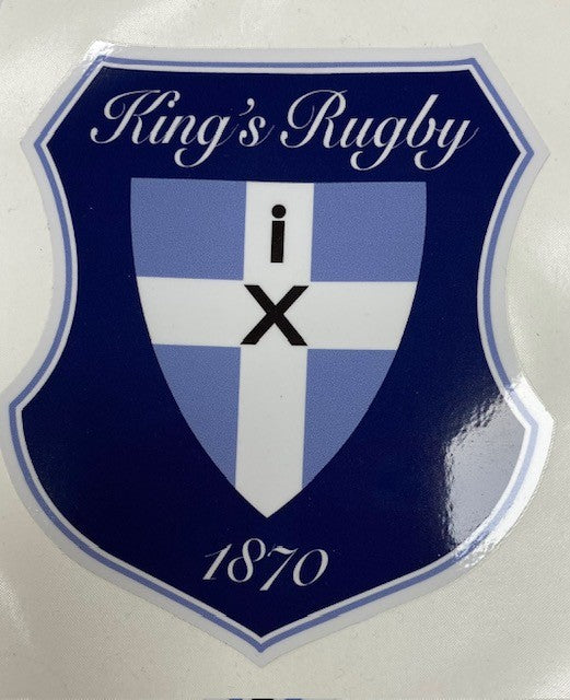 Rugby Car Sticker - The King's School