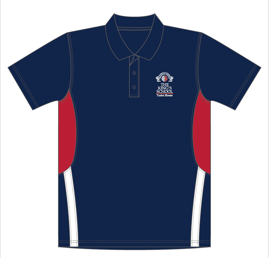 Tudor House PE Uniform Polo-Navy
